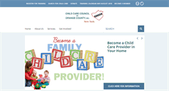 Desktop Screenshot of childcarecounciloc.org