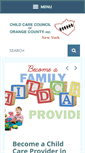 Mobile Screenshot of childcarecounciloc.org